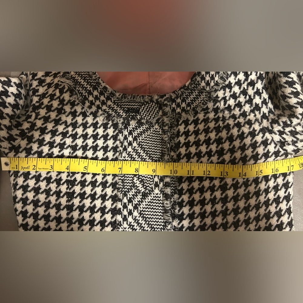 InterPlanet Long Lined Houndstooth Women's Blazer… - image 10